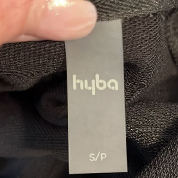 Hyba Charcoal Grey 3/4 Sleeve‎ Hooded Tunic Dress Size S - Picture 11 of 11